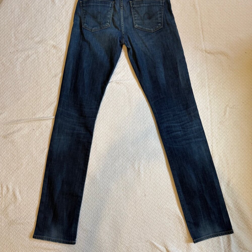 Citizens of Humanity Ava Low Rise Straight Leg Jeans Dark Wash 28 EUC - Picture 2 of 11